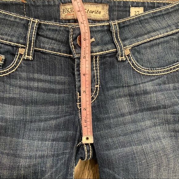BKE Starlite Stretch Cropped Low Rise Jeans 27 - Picture 10 of 11